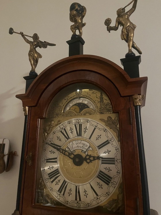 Antike Uhr. J.M Verbrugge – Verbruggen, Uhren, Holz (photo 7 of 8)