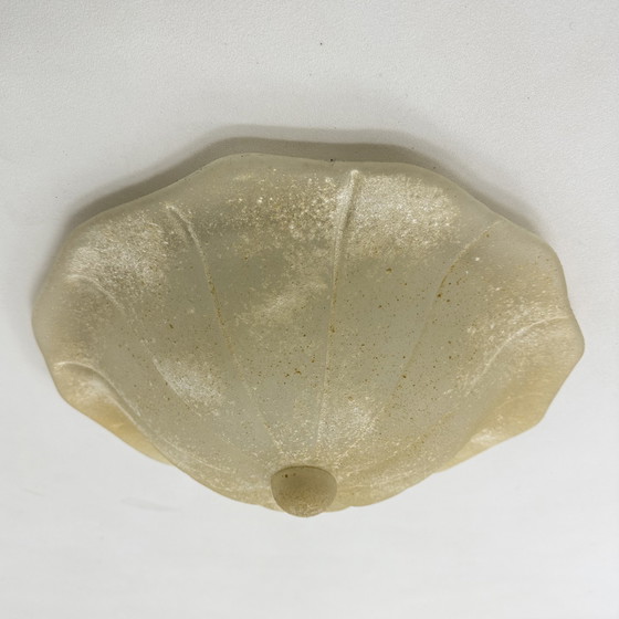 Image 1 of Lámpara de techo italiana de cristal de Murano de mediados de siglo, década de 1970