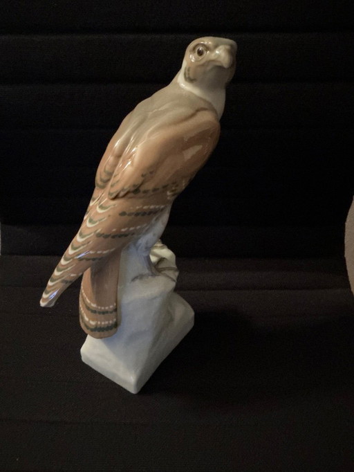 Bird of prey porcelain