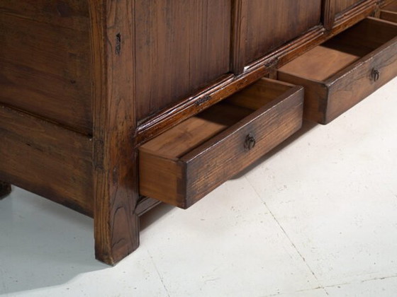 Buffet bas ancien en orme – Chine, circa 1950 – Iron (photo 11 of 40)