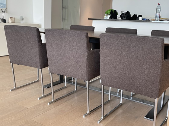 Image 1 of B&B Italia tafel Eileen en 6 stoelen Solo S58