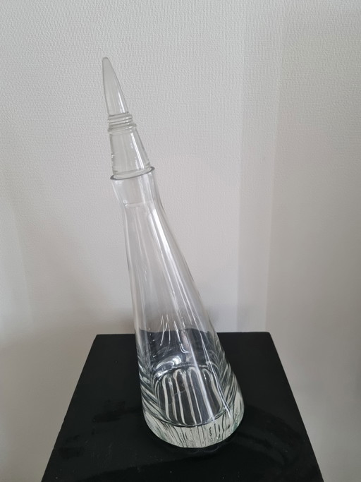 Jarra de cristal vintage