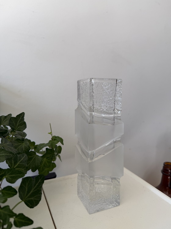 Image 1 of Vintage Pop Art crystal vase