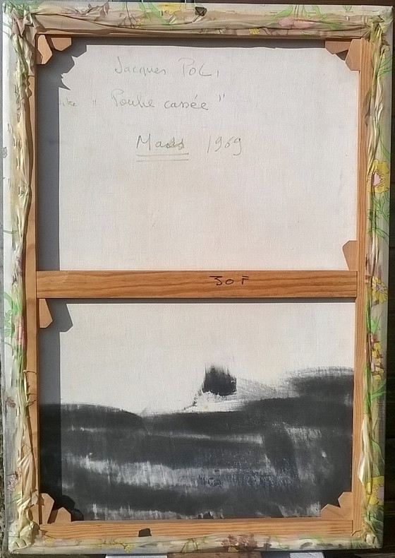 Image 1 of Jacques Polì, olieverf op doek, 1969