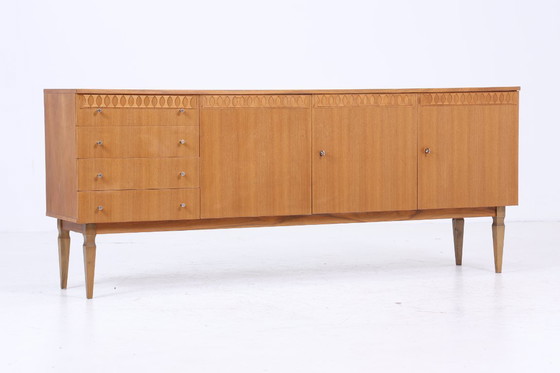 Image 1 of Vintage Sideboard années 60 | Mid Century TV Board avec tiroirs & compartiments Rétro Bois Rangement #04-53