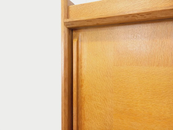 Image 1 of Guillerme et Chambron vintage massief eiken kast uit de jaren 60 en 70