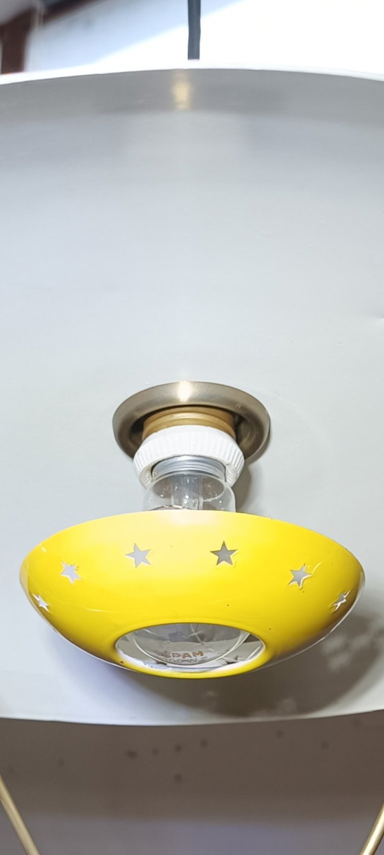 Saliscendi counterweight pendant lamp, Italy, 1960s – Brass, Metal (photo 5 of 16)