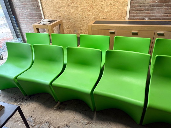 Image 1 of Original SPACE Design Stühle – Pinaffo & Scagnellato – 10 Stühle + Originaltisch