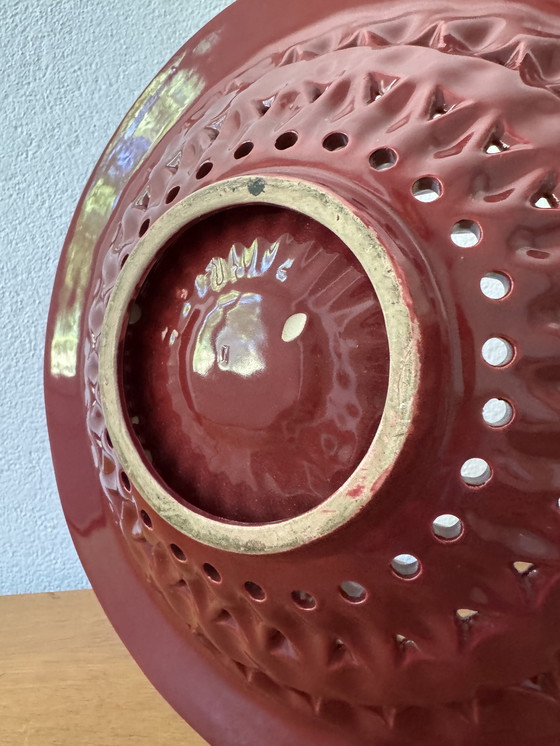 Image 1 of Grande piatto in ceramica traforata Vallauris anni '60