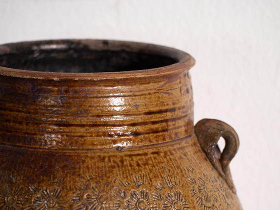 Antique Chinese glazed stoneware vase – China, circa 1900 – Rustic (photo 40 of 40)