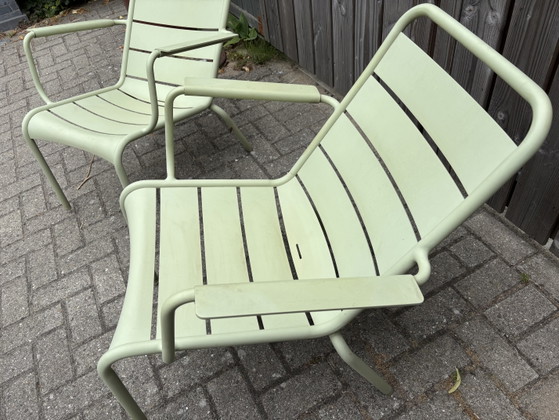 Image 1 of Fermob Luxembourg chaise longue de jardin avec accoudoirs 