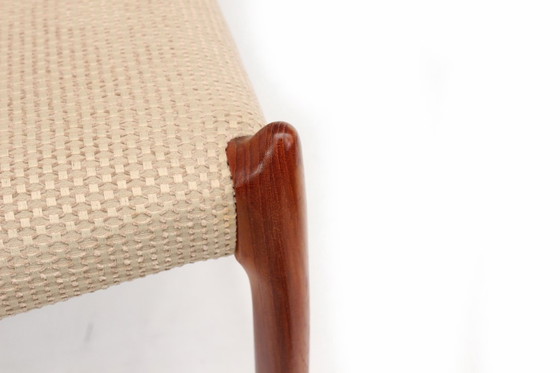 Image 1 of als nieuw, Set van 4 Niels O. Møller by J.L. Møllers, Model 78 Vintage Teak Deense Eetkamerstoelen, nieuwe bekleding, RP. 5160,-