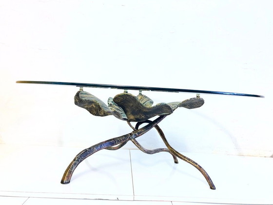 Image 1 of Hollywood Regency Coffee Table by Salvino Mardura, 1970s/80s Design, Italy