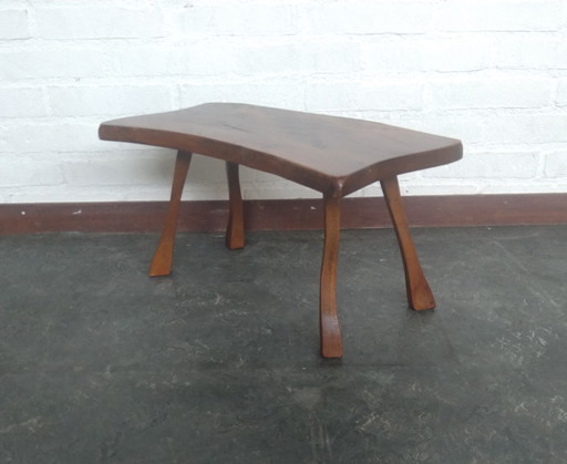 Table d'appoint vintage brutaliste
