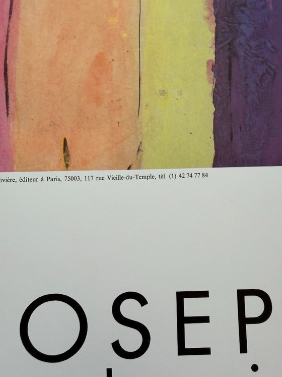 Image 1 of Walasse Ting (1929–2010), Joseph Pour La Maison, London Exhibition Poster, 1986, Copyright Walasse Ting, New York/Yves Riviere