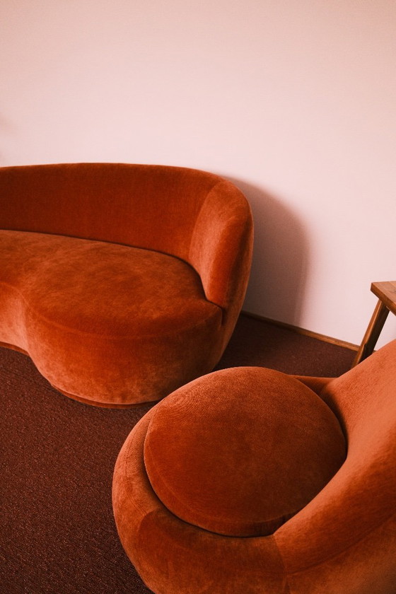 BABETTE Sofa - Sofa Company - Moss Rust - 1-seater – SOFACOMPANY, Armchairs, Polyester (photo 8 of 15)
