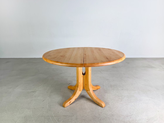 Image 1 of Rainer Daumiller Esstisch Kiefer Midcentury Design ausziehbar