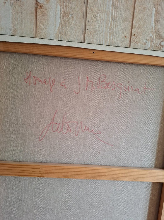 Image 1 of Oil Portrait Homage to Basquiat