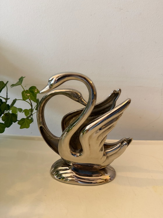 Portatovaglioli a forma di due cigni – Accessori da tavola, Vintage (photo 2 of 4)