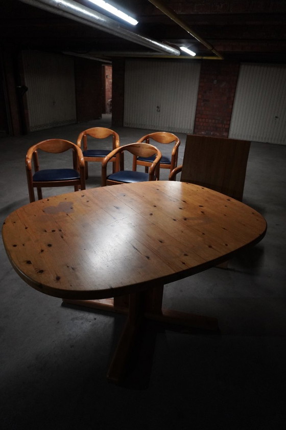 Image 1 of Rainer Daumiller 6 chaises + table