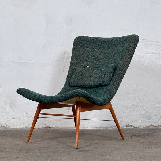 Image 1 of Pair of Mid-Century Lounge Chairs by Miroslav Navrátil for Český Nábytek, 1959