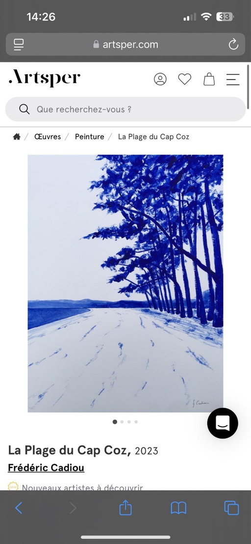 Acrylique sur papier hahnemuhle.  Format 40x30cm