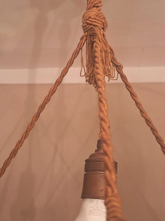 Image 1 of Suspension ancienne en albâtre veiné, 1920-1930