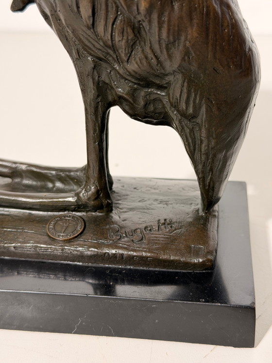 Bronzen beeld van een Bugatti-vogel – Beeldhouwkunst, Wood (photo 3 of 6)