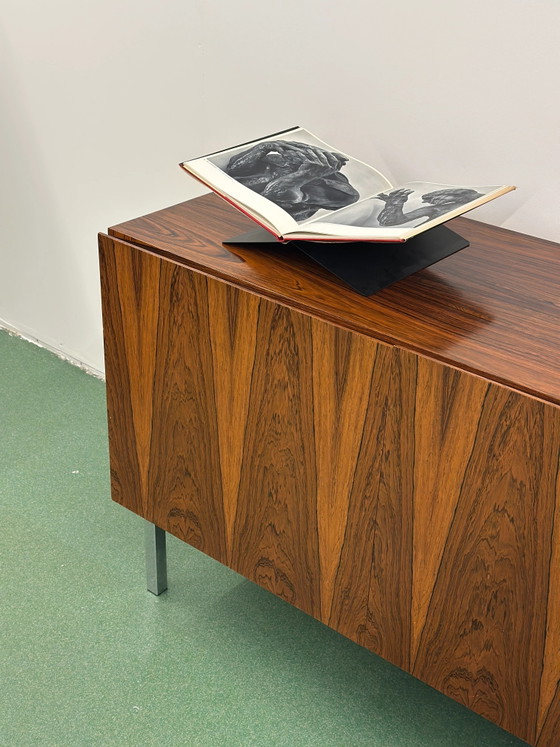 Rosewood Sideboard, Germany, 1960s, Chrome, Mid Century Modern (photo 8 of 10)