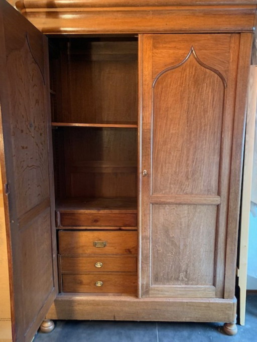 Beautiful wooden linen or china cabinet