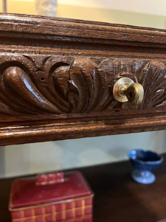 Konsole oder gedrehter Beistelltisch aus Holz – Konsolen, Marble, Wood (photo 11 of 21)