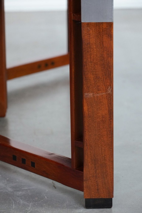 Image 1 of Large square Art Deco coffee table by Schuitema from the Decoforma series