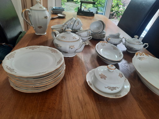 Old dinnerware from the Czech Republic