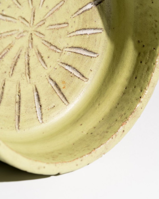 Image 1 of Attributed to Fratelli Fanciullacci Large Sculptural Ceramic Bowl Italy 1950-60s