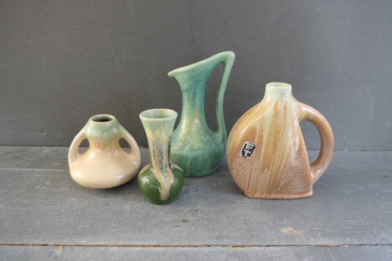 Image 1 of Art-Deco-Vase Faiencerie de Thulin Belgien