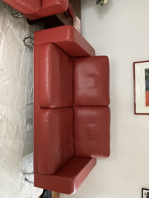 Dutch Originals 2 leather sofas Gispen