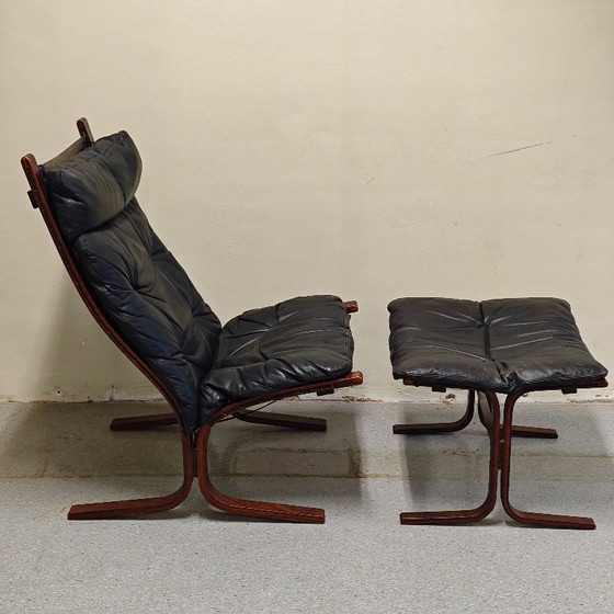 Poltrona Vintage Siesta Ingmar Relling Westnofa – Poltrone, Leather, Wood (photo 8 of 11)