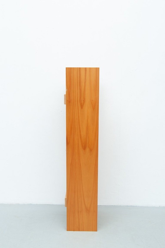 Image 1 of Mensola da parete in legno di ciliegio da 100 cm di Walter Wirz per Wilhelm Renz, anni '60