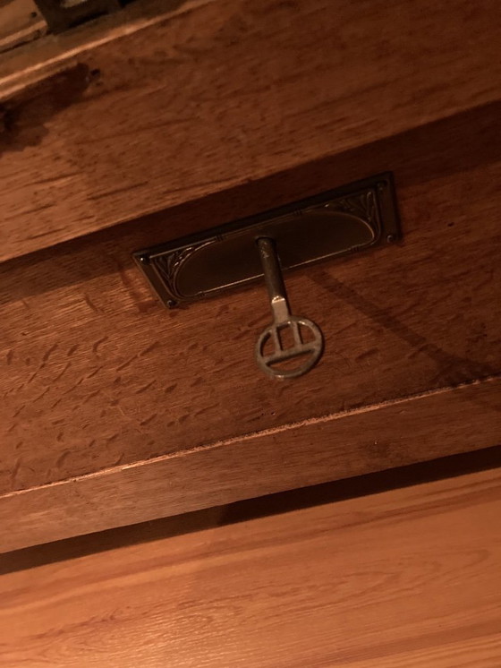 Image 1 of French oak cabinet from around 1920