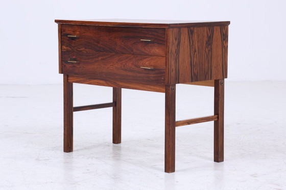 Image 1 of Vintage ladekast | Mid Century laden nachtkastje | Retro jaren 60 palissander opbergmeubel #07-44