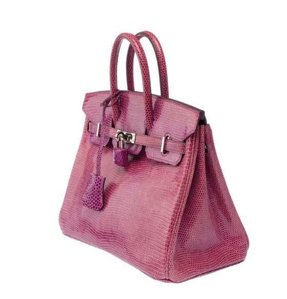 Image 1 of Sac HERMES Birkin 25 en Cuirs exotiques Violet - 103358