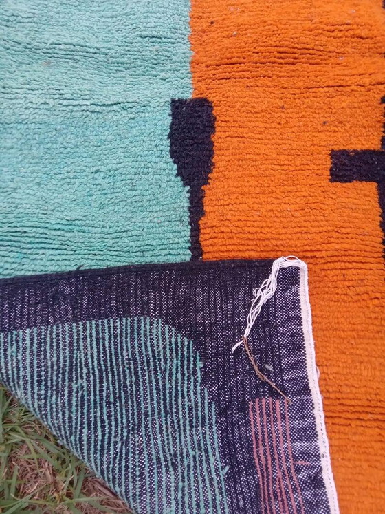 Pequeña alfombra marroquí artesanal 200cm x 100cm – Wool (photo 6 of 7)