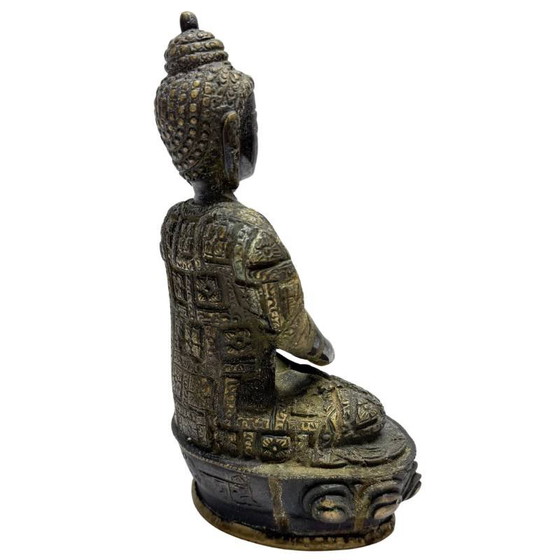 Nepali Fire-Gilded Bronze Buddha Pair – Early 20th Century – Lot 457 – Sculpture (photo 7 of 19)