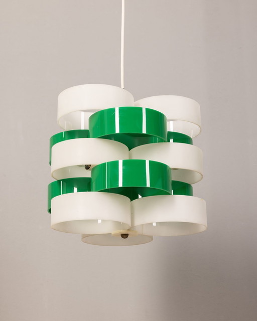 Lustre vintage en plastique de Stilux Milano, années 1960
