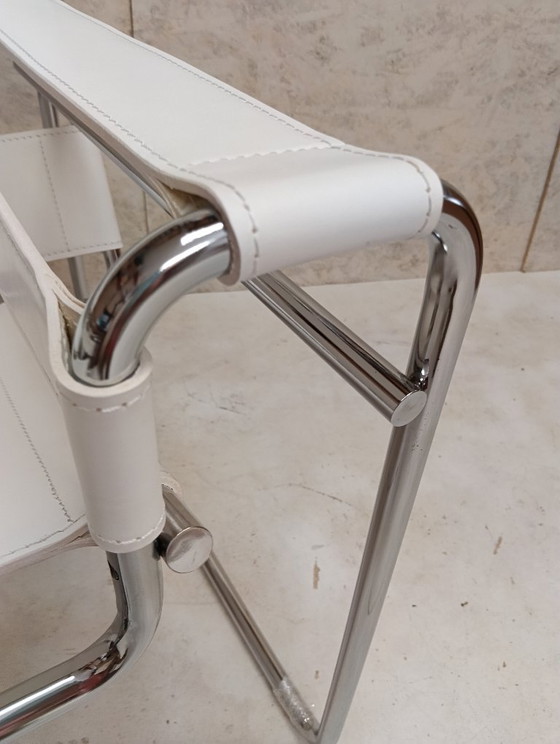 KNOLL Studio Poltrona WASSILY B3 NUOVA, in Cuoio Bianco – Poltrone, Leather (photo 9 of 83)