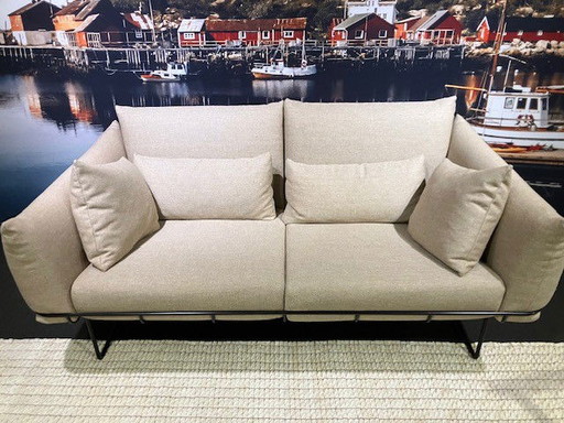 Sofá con estructura de alambre Herman Miller