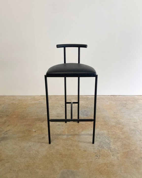 Image 1 of 3x Bieffeplast Tokio design barkrukken door Rodney Kinsman Italië