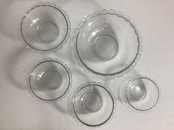 Image 1 of 5 Val Saint Lambert bowls Charles Graffart & René Delvenne