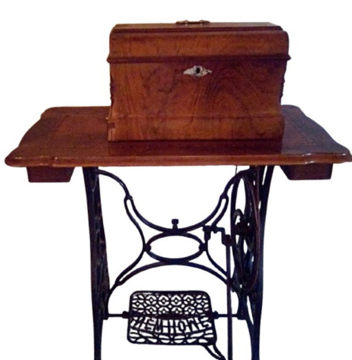 Antique Sewing Machine New Home
