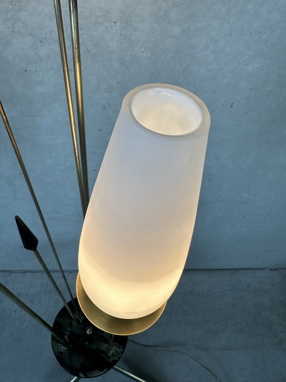 Image 1 of Lampada da terra vintage in ottone - Lunel